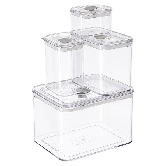 Набор из 4-х контейнеров для хранения с крышкой и клапаном Keep in, Smart Solutions
