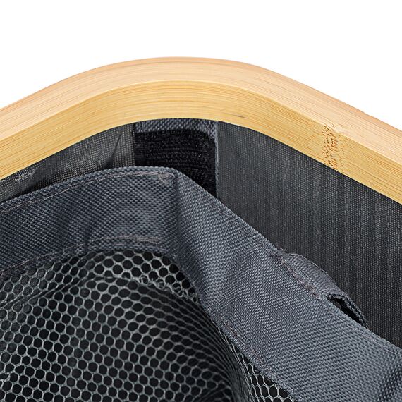 Корзина для белья Neat Tall, 41х35х74 см, серая, Smart Solutions, изображение 9