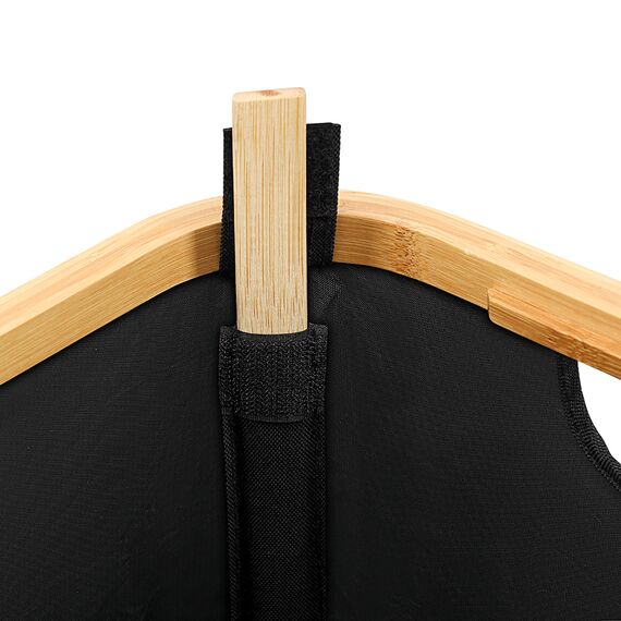 Корзина для белья с двумя отделениями Neat Twin, 53,5х33х53 см, черная, Smart Solutions, изображение 8