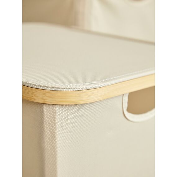 Корзина для белья Neat Low, 40x33x20 см, молочная, Smart Solutions, изображение 8