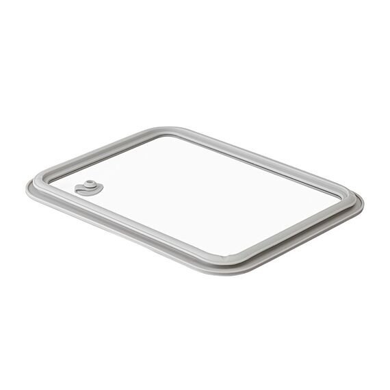 Контейнер для запекания и хранения стеклянный с вакуумным эффектом, 1,4 л, светло-серый, Smart Solutions, изображение 10