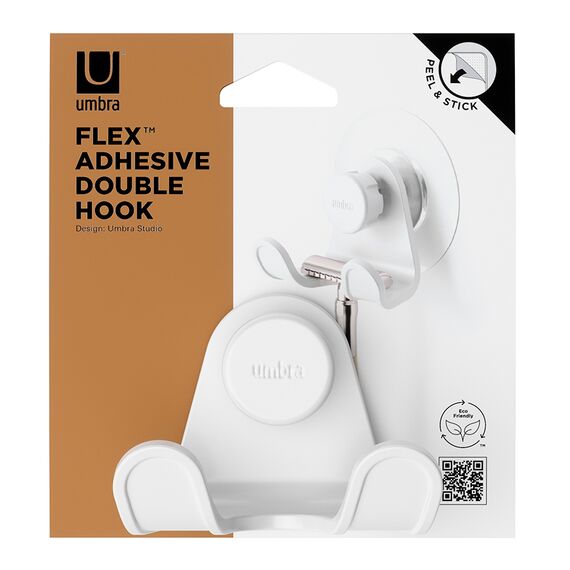 Крючок универсальный Flex Adhesive, белый, UMBRA, изображение 9