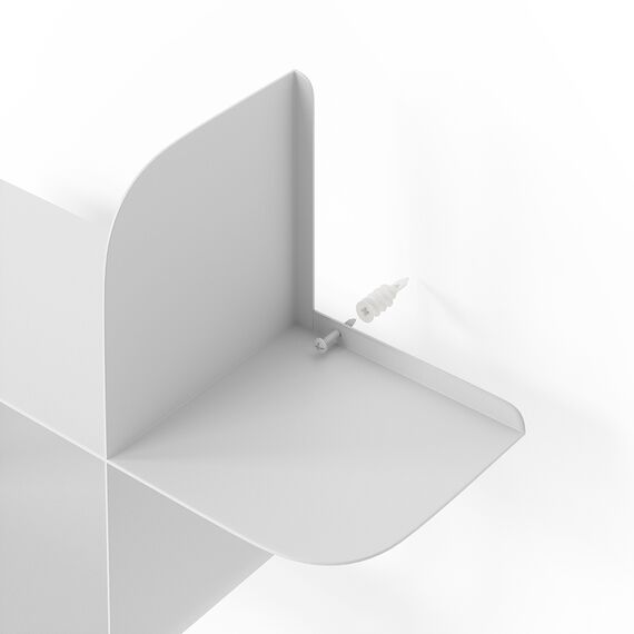 Набор металлических настенных полок Montage, 2 шт., белый, UMBRA, изображение 16