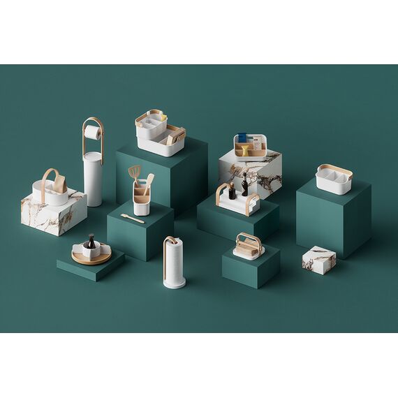 Держатель для бумажных полотенец Bellwood, белый/натуральное дерево, UMBRA, изображение 9