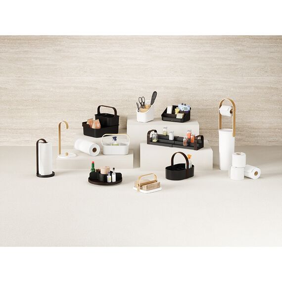 Держатель для бумажных полотенец Bellwood, черный/орех, UMBRA, изображение 6