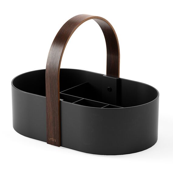 Органайзер Bellwood Caddy, 30х23 см, черный/орех, UMBRA, изображение 8