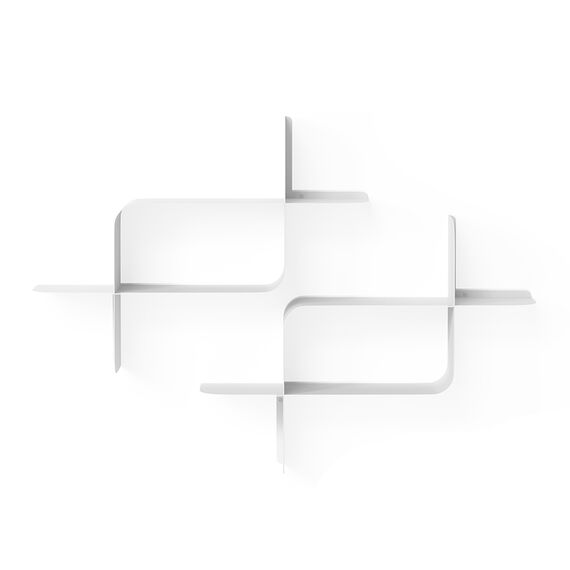 Набор металлических настенных полок Montage, 2 шт., белый, UMBRA, изображение 11