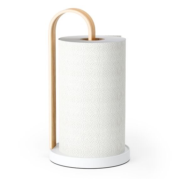 Держатель для бумажных полотенец Bellwood, белый/натуральное дерево, UMBRA, изображение 16