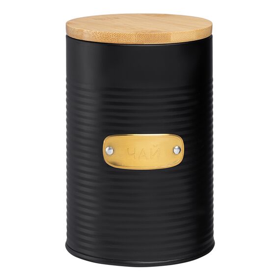 Банка для хранения чая Irmel, 1,3 л, графит, Smart Solutions