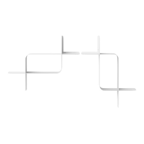 Набор металлических настенных полок Montage, 2 шт., белый, UMBRA, изображение 12