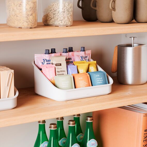 Органайзер Bellwood, 26х13 см, белый/натуральное дерево, UMBRA, изображение 3