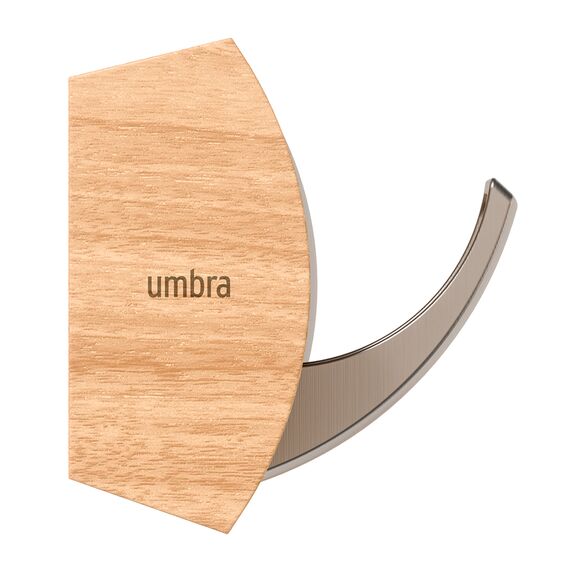 Вешалка настенная Flip, 3 крючка, натуральное дерево, UMBRA, изображение 7