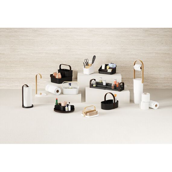 Держатель для бумажных полотенец Bellwood, белый/натуральное дерево, UMBRA, изображение 5