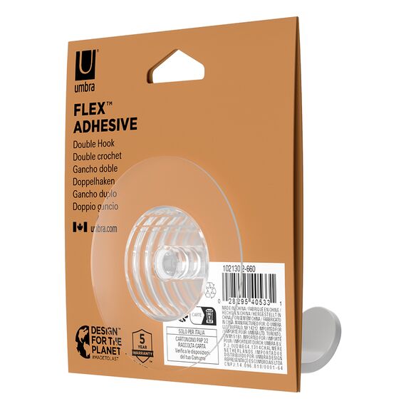 Крючок универсальный Flex Adhesive, белый, UMBRA, изображение 11