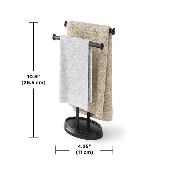 Держатель для полотенец Palm, черный, UMBRA, изображение 9