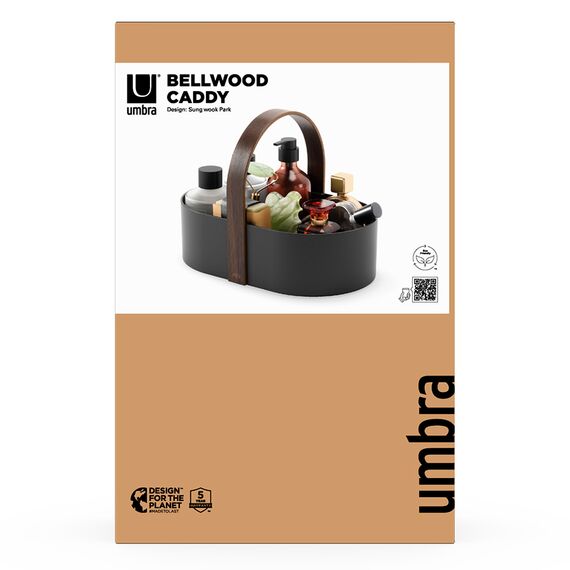 Органайзер Bellwood Caddy, 30х23 см, черный/орех, UMBRA, изображение 13