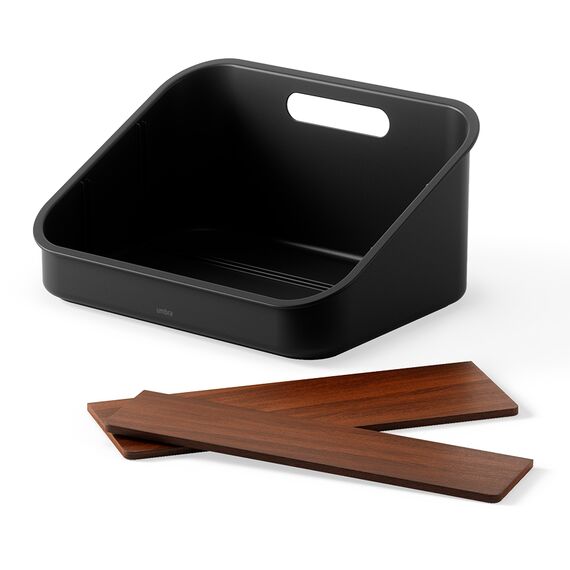 Органайзер Bellwood, 29х20 см, черный/орех, UMBRA, изображение 8