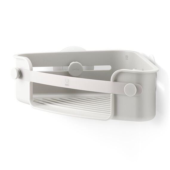 Органайзер для душа угловой Flex Adhesive, серый, UMBRA