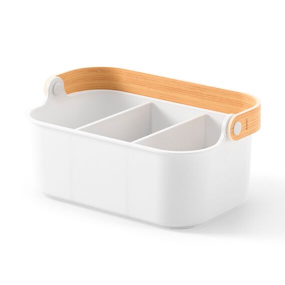 Органайзер Bellwood, 29х17 см, белый/натуральное дерево, UMBRA, изображение 8