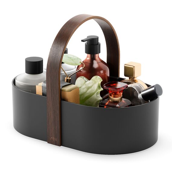 Органайзер Bellwood Caddy, 30х23 см, черный/орех, UMBRA