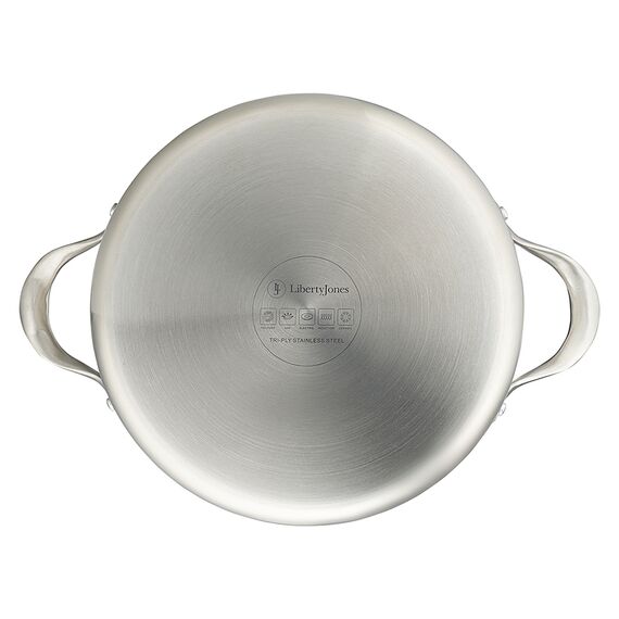 Кастрюля с крышкой 3Ply Etalon, ?24 см, 4 л, Liberty Jones, изображение 10