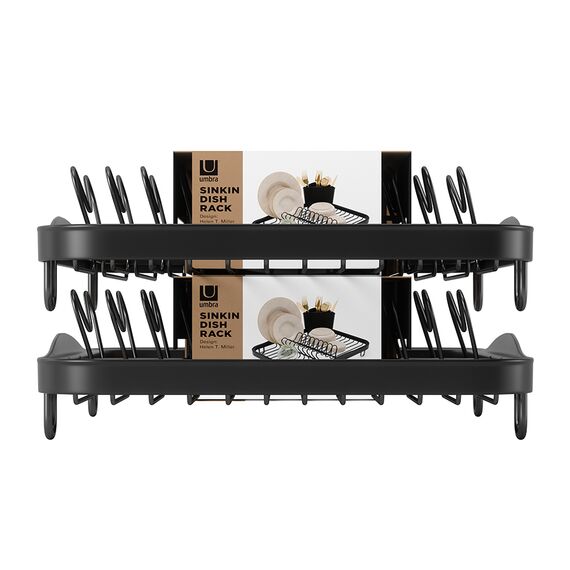 Сушилка для посуды Sinkin, 28х14х35,5 см, черная, UMBRA, изображение 16