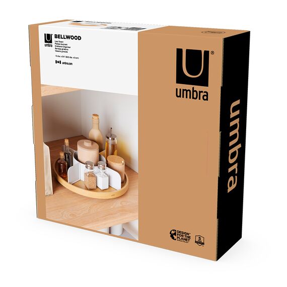 Органайзер для специй Bellwood, белый/натуральное дерево, UMBRA, изображение 12