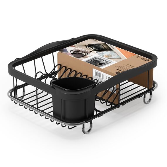 Сушилка для посуды Sinkin, 28х14х47 см, черная, UMBRA, изображение 19