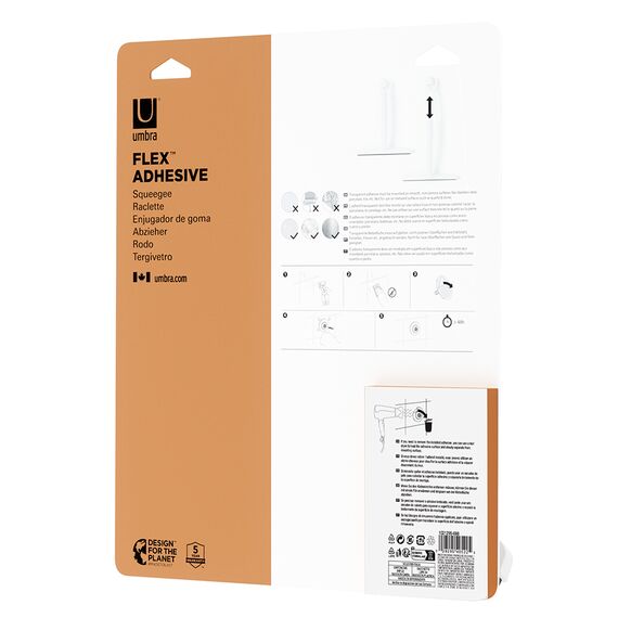 Скребок универсальный Flex Adhesive, белый, UMBRA, изображение 10