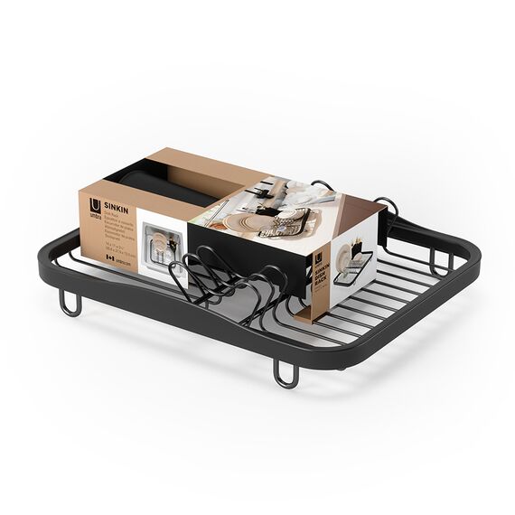 Сушилка для посуды Sinkin, 28х14х35,5 см, черная, UMBRA, изображение 14