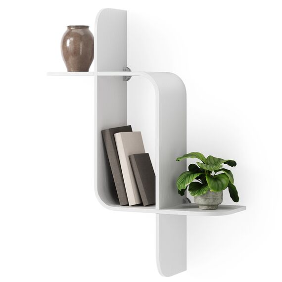 Полка настенная Montage, белая, UMBRA, изображение 13