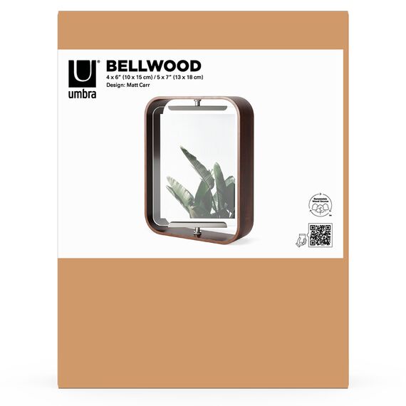 Фоторамка двухсторонняя Bellwood, 19х24, орех, UMBRA, изображение 13