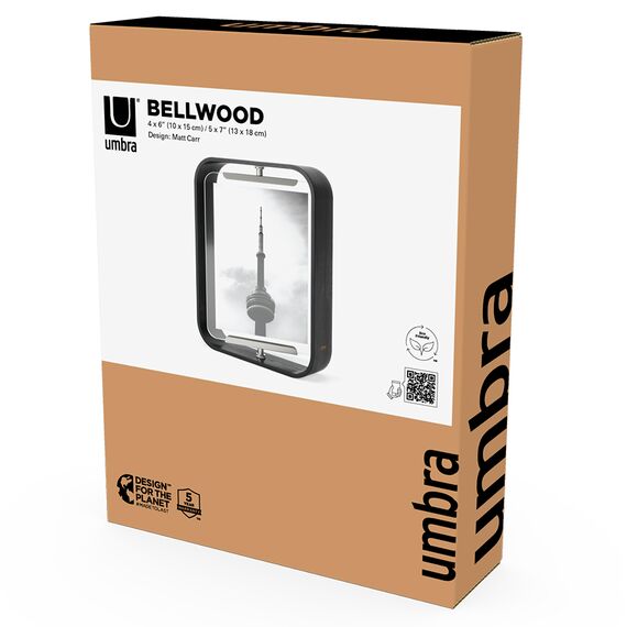 Фоторамка двухсторонняя Bellwood, 19х24, черная, UMBRA, изображение 15