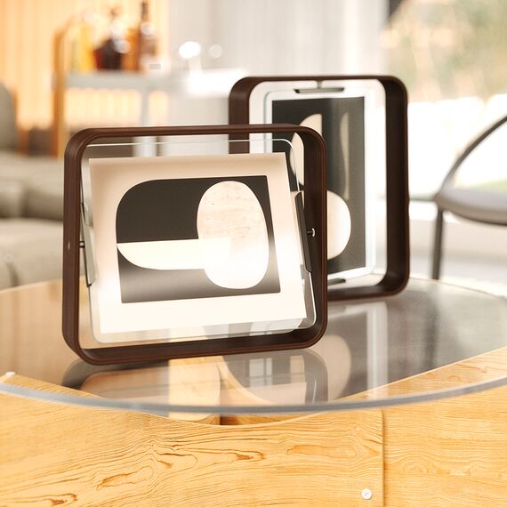 Фоторамка двухсторонняя Bellwood, 26х31 см, орех, UMBRA, изображение 3