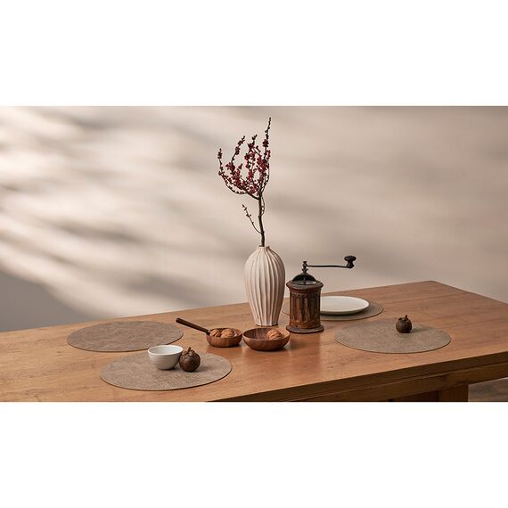 Набор из 4-х сервировочных салфеток Leanera, ?35 см, песочные, Liberty Jones, изображение 3