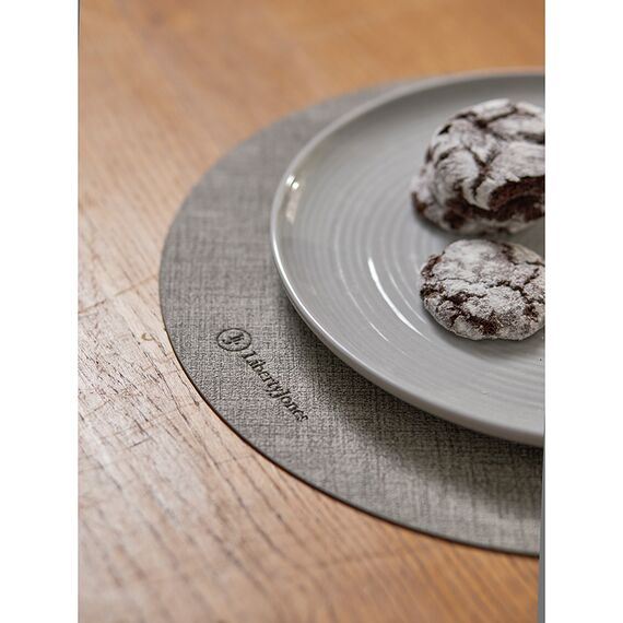 Набор из 4-х сервировочных салфеток Leanera, ?35 см, серые, Liberty Jones, изображение 8