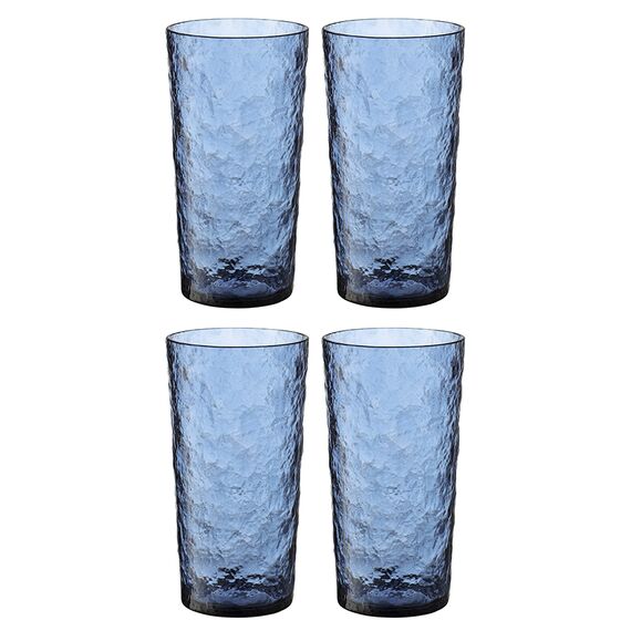 Набор стаканов из акрила Arctic, 540 мл, синий, 4 шт., Liberty Jones