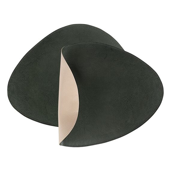 Набор из 4-х двухсторонних сервировочных салфеток Drop, 33х41 см, зеленый/бежевый, Liberty Jones, изображение 5