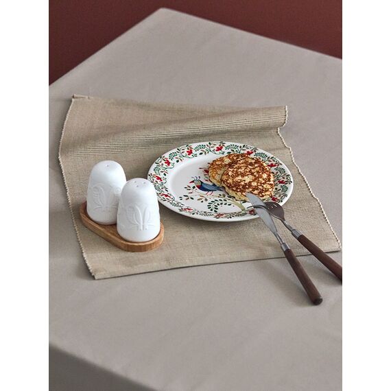 Набор для соли и перца Birds of Paradise на деревянной подставке, Liberty Jones, изображение 4