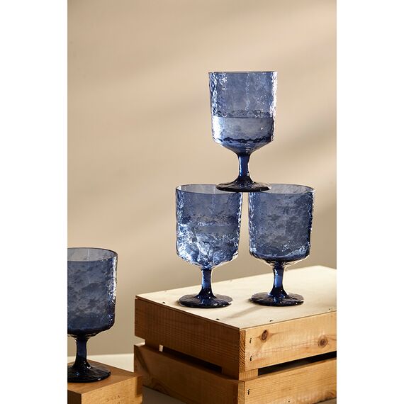 Набор бокалов из акрила Arctic для вина, 280 мл, синий, 4 шт., Liberty Jones, изображение 3