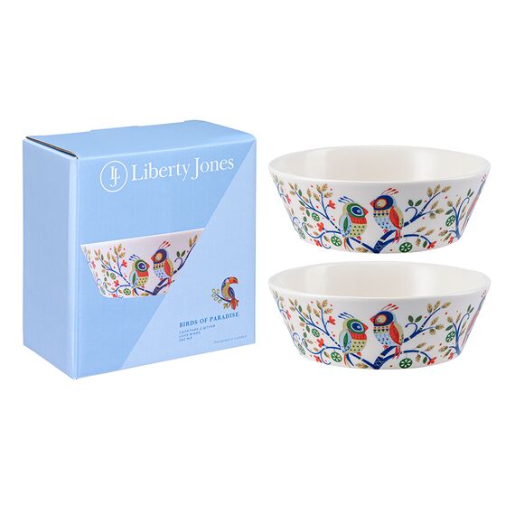 Набор салатников Love Birds из коллекции Birds of Paradise в подарочной упаковке,  350 мл, 2 шт., Liberty Jones