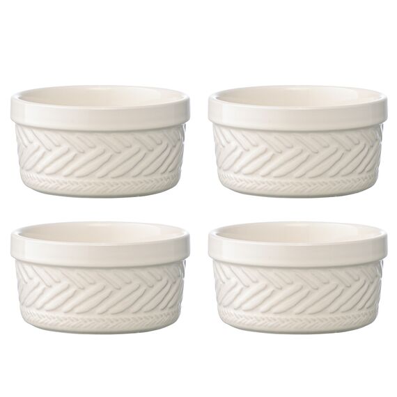 Набор рамекинов Country Mill, 260 мл, светло-бежевые, 4 шт., Liberty Jones