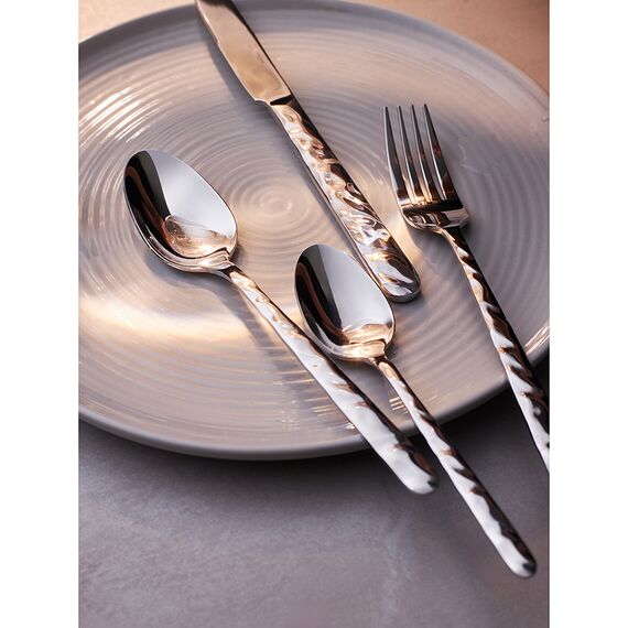 Набор столовых приборов Fluid, серебристые, 16 пред., Liberty Jones, изображение 2