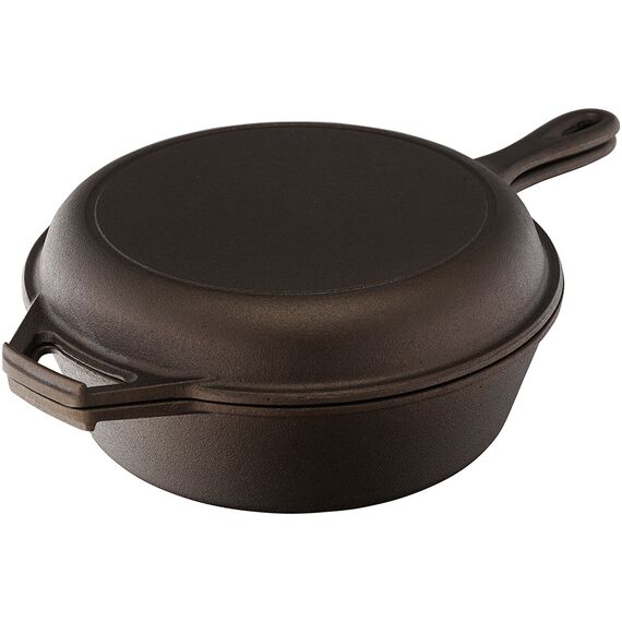 Набор сковород чугунных Brasen с масляной полировкой, ?25 см, 2 шт., Liberty Jones