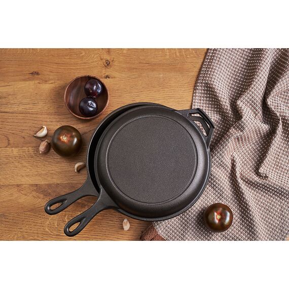 Набор сковород чугунных Brasen с масляной полировкой, ?25 см, 2 шт., Liberty Jones, изображение 3