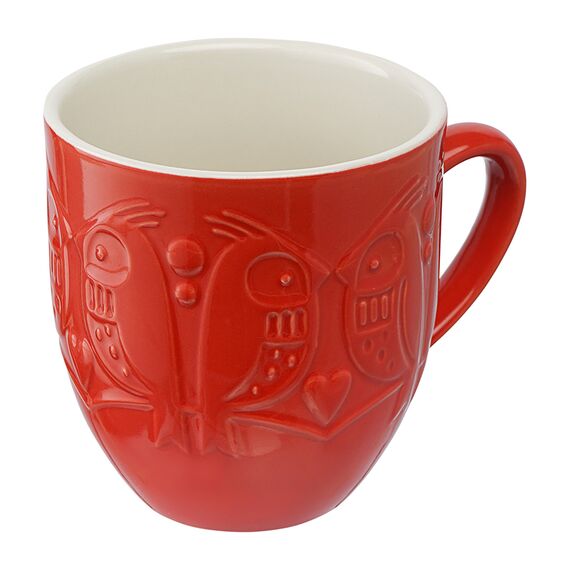 Набор кружек Birds of Paradise, 500 мл, красные, 2 шт., Liberty Jones, изображение 8