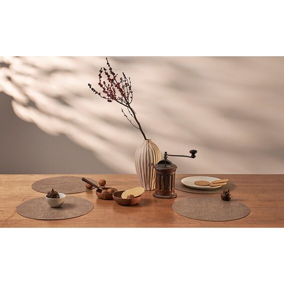 Набор из 4-х сервировочных салфеток Leanera, ?35 см, песочные, Liberty Jones, изображение 4