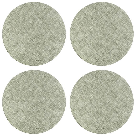 Набор из 4-х сервировочных салфеток Leanera, ?35 см, мятные, Liberty Jones