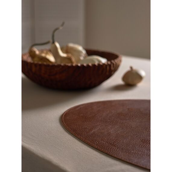 Набор из 4-х двухсторонних сервировочных салфеток Drop, 33х41 см, синий/коричневый, Liberty Jones, изображение 4