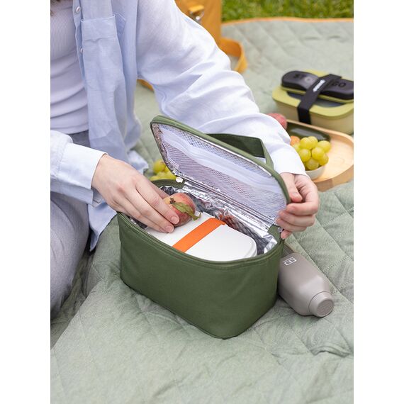 Термосумка для ланч-бокса/косметики/лекарств Smart Picnic, S, темно-зеленая, Smart Solutions, изображение 4